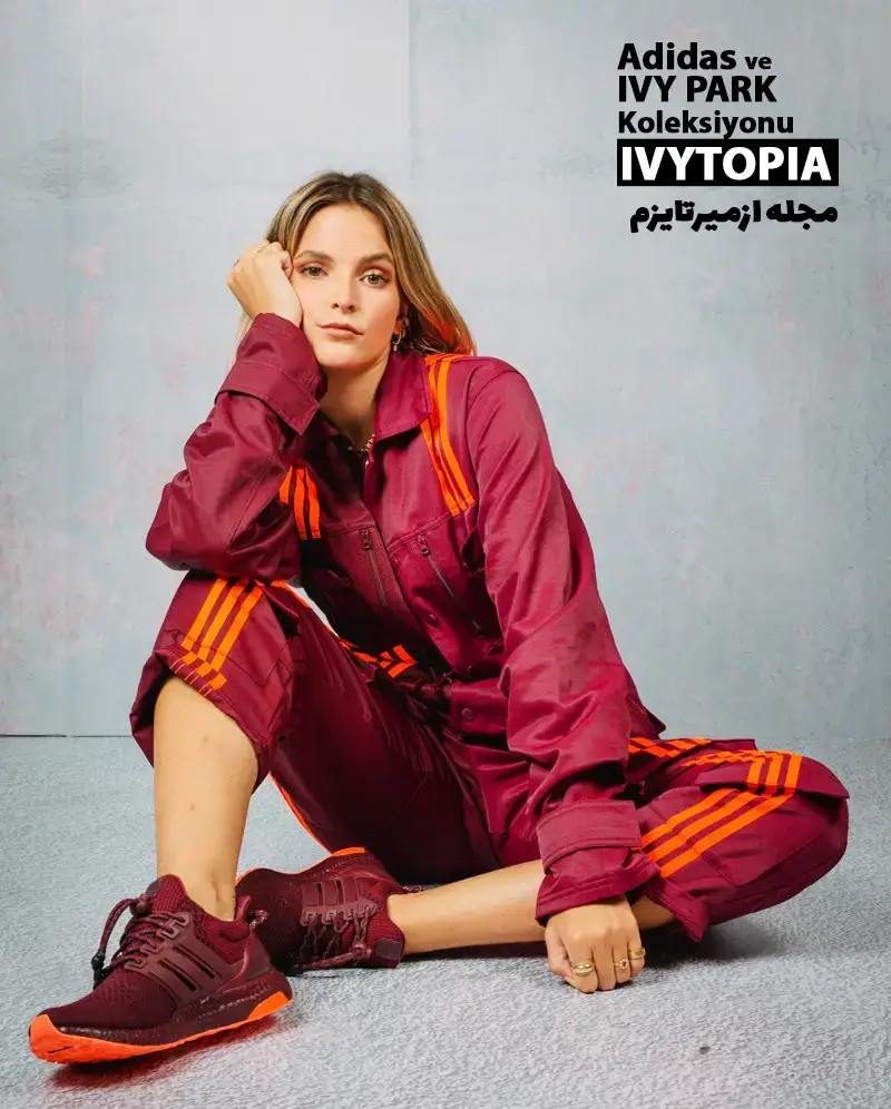 گرم کن دخترونه زرشکی ورزشی آدیداس کتانی آدیداس ازمیر تایمز